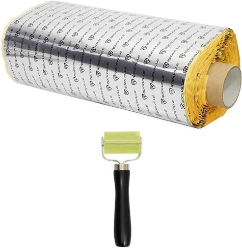 Rockville ROCKMAT RM36-S 36 قدم مربع طقم مميت صوت البوتل ، واللصق الذاتي ، مقاوم للحرارة ، والتزامن ، لعشاق الصوت والركاب in Saudi Arabia