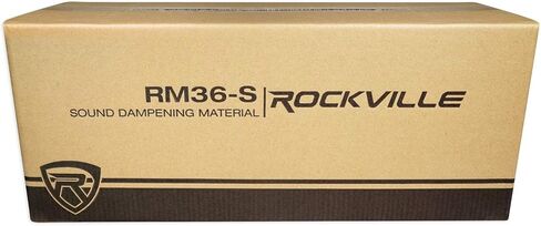 Rockville ROCKMAT RM36-S 36 قدم مربع طقم مميت صوت البوتل ، واللصق الذاتي ، مقاوم للحرارة ، والتزامن ، لعشاق الصوت والركاب in Saudi Arabia