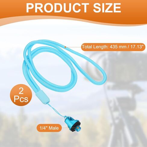حبل معصم الكاميرا Patikil ، أحزمة معصم اليد 2 PCS مع مسامير 1/4 "لكاميرات العمل 360 ، الأحمر ، الأحمر in Saudi Arabia