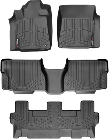 Weathertech مخصص FIRELLONERS ل Toyota Sequoia-مجموعة كاملة (4427771-44093-4-6) ، أسود in Saudi Arabia