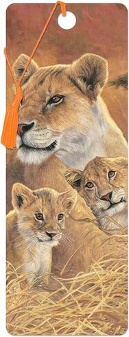 Bookmark - Wild Eyes from Deluxebase. A Tiger Bookmark with lenticular 3D Artwork Licensed from Renowned Artist David Penfound in Kuwait