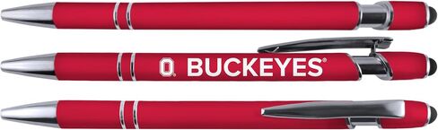 تحية PEN OHIO UNOTY UNIVERSITY BUCKEYES ROTATINT MESSITION PENS - 4 Pack (8043) منتج جماعي مرخص رسميًا in Kuwait