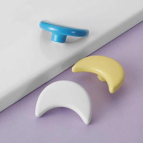 Vintage Ceramic Drawer Knobs,Cupboard Handles,10 PCS Creative Door Knobs Ceramic Drawer Pull Handle Kitchen Knobs Ceramic Drawer Knobs Handles for Cupboard Wardrobe Furniture Fitting ( Color : Wit )(U in Kuwait