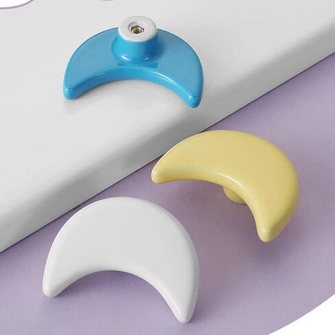 Vintage Ceramic Drawer Knobs,Cupboard Handles,10 PCS Creative Door Knobs Ceramic Drawer Pull Handle Kitchen Knobs Ceramic Drawer Knobs Handles for Cupboard Wardrobe Furniture Fitting ( Color : Wit )(U in Kuwait