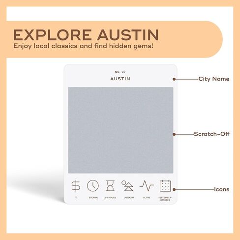 Texas Adventure Bucket List: 50 Scratch-Off Cards for Outdoor Activities, Tourist Attractions, and Road Trips - Perfect Travel Gift and Guide for Exploring in Kuwait