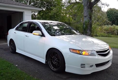 عدسة IJDMToy شبه ذكاء الكامل LED Strip Dynamential Sequential Blink/Flow Side Side Mirror مجموعة مجموعة الإضاءة المتوافقة مع 2004-2008 Acura TSX (Euro Accord) ، 2003-08 in Kuwait