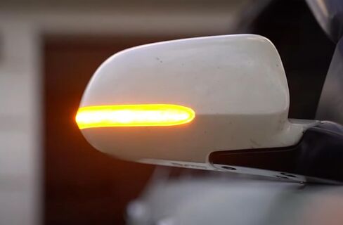 عدسة IJDMToy شبه ذكاء الكامل LED Strip Dynamential Sequential Blink/Flow Side Side Mirror مجموعة مجموعة الإضاءة المتوافقة مع 2004-2008 Acura TSX (Euro Accord) ، 2003-08 in Kuwait
