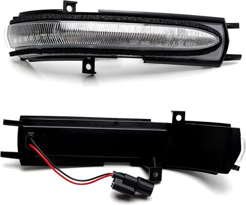 عدسة IJDMToy شبه ذكاء الكامل LED Strip Dynamential Sequential Blink/Flow Side Side Mirror مجموعة مجموعة الإضاءة المتوافقة مع 2004-2008 Acura TSX (Euro Accord) ، 2003-08 in Kuwait