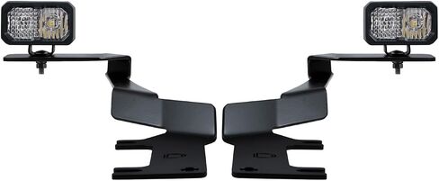 Diode Dynamics Stage Series Backlit Ditch Light Kit compatible with Ford Super Duty 2017-2022, Bracket Only None in Kuwait