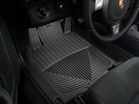الحصير الأرضية في Weathertech All -Weather لـ Porsche 718 Boxster ، 718 Cayman ، 718 Cayman GT4 ، 718 Cayman GT4 RS ، 911 Carrera Cabriolet ، 911 Carrera S - 1st Row (W57) ، Black in Saudi Arabia