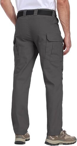 NAVEKULL Cotton Work Cargo Pants Stretch Lightweight Tactical Military Hiking Outdoor Pants with 8 Pockets in Kuwait