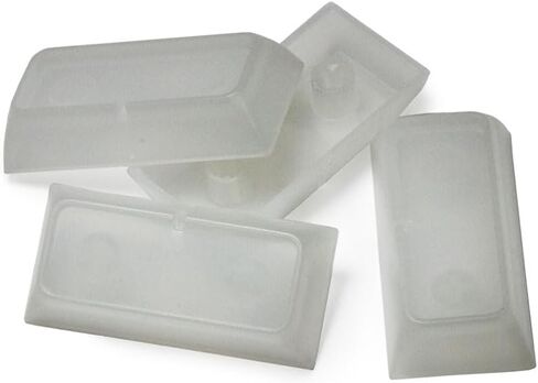 Nevwear Rebendable Keycaps (12 Pack) ، على طراز DSA ، قابل للتخصيص ، يناسب لوحات مفاتيح Switch Cherry MX (Tansparent ، واحد (1x1)) in Kuwait