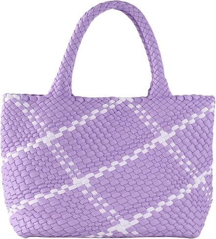 حقيبة شاطئية منسوجة Sporgenius مع محفظة صغيرة مصنوعة يدويًا وحقائب ومحافظ كبيرة على السفر في الصيف الصيفي in Saudi Arabia