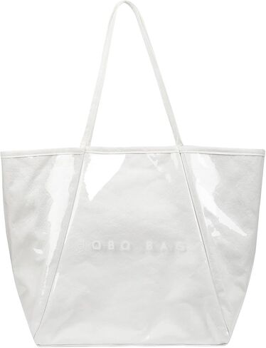 حقيبة حمل كبيرة من PVC للنساء كرافت الورق الحروف الكتف الحروف طباعة حقيبة يد HOBO للعمل على شاطئ العمل in Kuwait