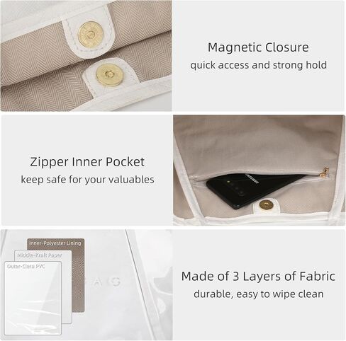 حقيبة حمل كبيرة من PVC للنساء كرافت الورق الحروف الكتف الحروف طباعة حقيبة يد HOBO للعمل على شاطئ العمل in Kuwait