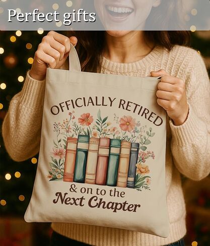 Retirement Gifts Tote Bag for Women, Retired Gifts Tote Bag for Coworker Colleage in Kuwait