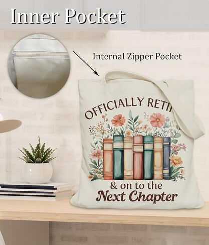 Retirement Gifts Tote Bag for Women, Retired Gifts Tote Bag for Coworker Colleage in Kuwait