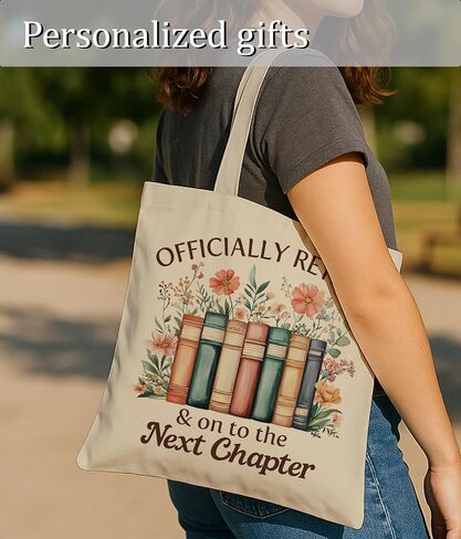 Retirement Gifts Tote Bag for Women, Retired Gifts Tote Bag for Coworker Colleage in Kuwait
