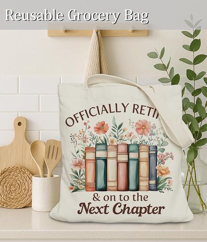 Retirement Gifts Tote Bag for Women, Retired Gifts Tote Bag for Coworker Colleage in Kuwait