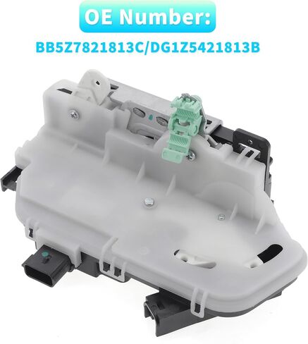 X AutoHaux استبدال السائق اليسرى الجانبي محرك قفل الباب محرك Ford Explorer 2011-2019 ل Ford Taurus 2015-2019 مجموعة مشغل مزلاج الأبواب استبدال No.BB5Z7821813C الأبيض in Saudi Arabia