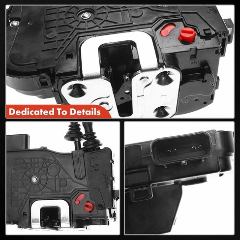 A -Premium Door Lock Malking & Cable Assembly متوافق مع مركبات Hyundai - Sonata 2011 2012 2013 2014 سيدان - جانب السائق الأيسر الخلفي ، استبدل# 814103S000 in Saudi Arabia