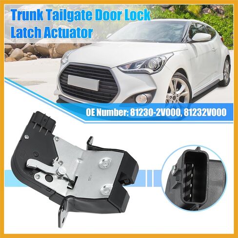 Trunk Latch Lock Actuator 81230-2V000 for Hyundai Veloster 2012-2017 1.6L V4 Engine Tailgate Door Latch Lock Actuator Motor Rear Hatchback Trunk Lid Lock Latch Actuator Replacement in Saudi Arabia
