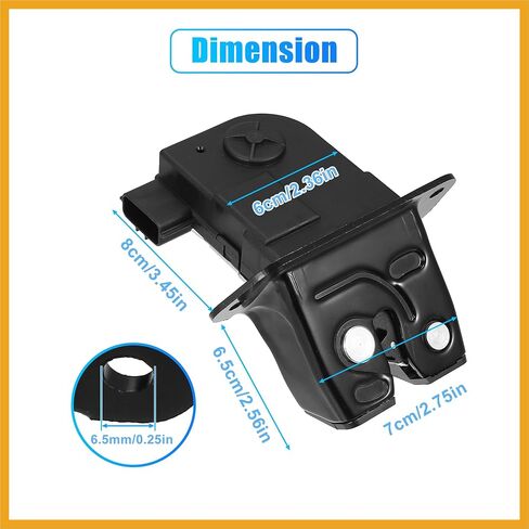 Trunk Latch Lock Actuator 81230-2V000 for Hyundai Veloster 2012-2017 1.6L V4 Engine Tailgate Door Latch Lock Actuator Motor Rear Hatchback Trunk Lid Lock Latch Actuator Replacement in Saudi Arabia