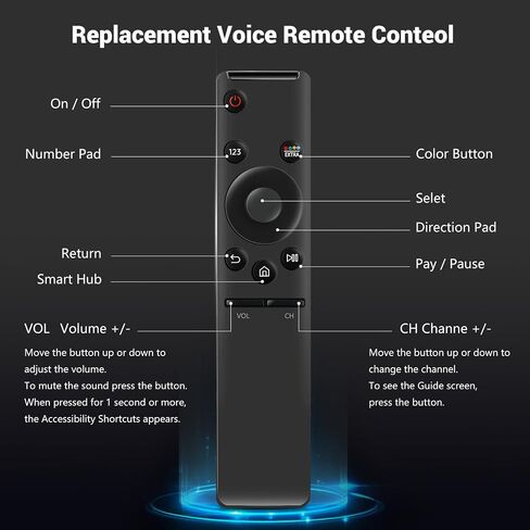 Replacement Remote Control for TCL-Google-Smart TV，for TCL 4K UHD HDR LED QLED Series TVs in Kuwait