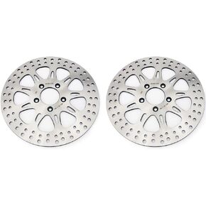 TOFR 11.5" Front Brake Rotors Discs for Harley Touring Road King Electra Glide FLHR FLHTC 2000-2007 Dyna Super Glide Wide Glide Low Rider Sportster 883 1200 Softail Fat Bob Street Glide in Saudi Arabia