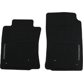 Genuine Toyota Accessories PT908-35000-02 Front All-Weather Floor Mat (Black), Set of 2 in Kuwait