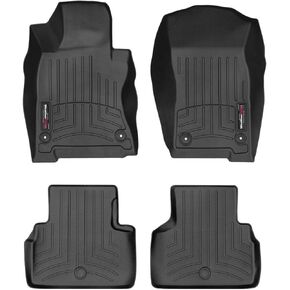 Weathertech مخصص Floirliners for Infiniti Q50 ، Q60-1st & 2nd Row (441258-1-2) ، Black in Kuwait