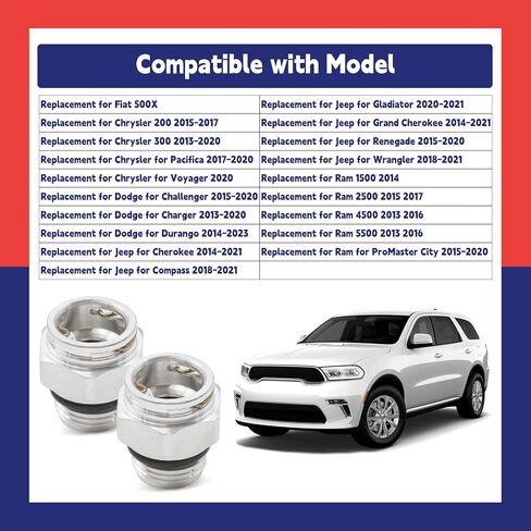 52854784AA Transmission Cooler Line Fitting for Quick Connect Replacement for Chrysler for Dodge for Jeep Replace 52108844AA 68210908AA 68614876AA 155250572, Oil Cooler Tube Connector 2PCS in Saudi Arabia