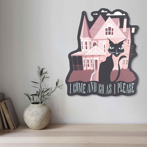 Coraline Pink Palace Apartments Decorative Wood Wall Decor - Vintage Coraline Sign for Home in Saudi Arabia