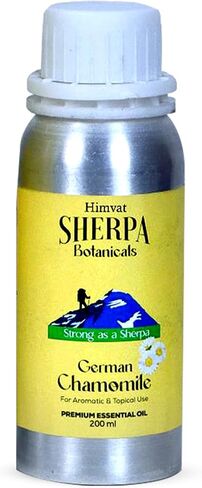 Sherpa Botanicals German Chamomile Essential Oil - 100% Pure & Natural Oils - Ideal for Aromatherapy, Diffusers, Massage Oil - Vegan, Paraben-Free, 200 mL in Kuwait