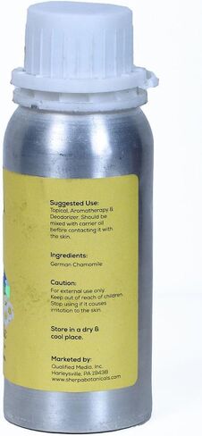 Sherpa Botanicals German Chamomile Essential Oil - 100% Pure & Natural Oils - Ideal for Aromatherapy, Diffusers, Massage Oil - Vegan, Paraben-Free, 200 mL in Kuwait