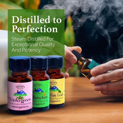 Sherpa Botanicals German Chamomile Essential Oil - 100% Pure & Natural Oils - Ideal for Aromatherapy, Diffusers, Massage Oil - Vegan, Paraben-Free, 200 mL in Saudi Arabia