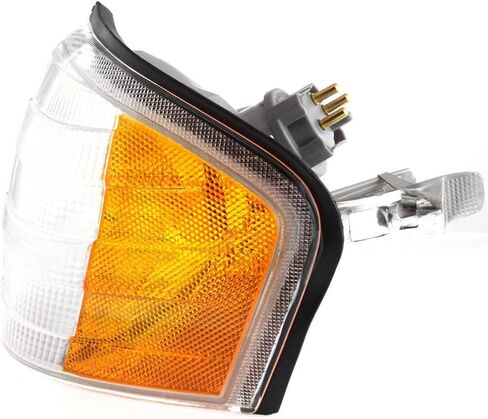 Carlights360 لعام 1994-2000 Mercedes-Benz C280 انعطاف الإشارة/وقوف السيارات سائق مجموعة وزوج الجريان DOT معتمد مع المصابيح | MB2520101 MB2521101 in Saudi Arabia