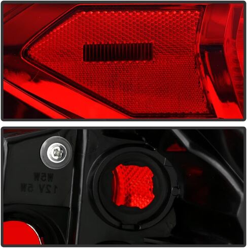 Acanii - لعام 2017 2018 2019 2020 Mitsubishi Mirage G4 سيدان Red Clear Tail Light Light Side Brake Side Side in Saudi Arabia