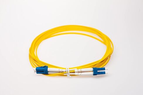 LUNAFC - LC to LC Fiber Optic Patch Cable SM 9/125 (10 M, Yellow) in Saudi Arabia