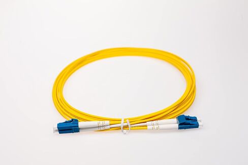 LUNAFC - LC to LC Fiber Optic Patch Cable SM 9/125 (10 M, Yellow) in Saudi Arabia