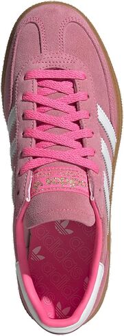 Adidas Originals Handball Spezial - Women’s (JI2654 ، Lucid Pink/Footwear White/Metallic Gold) Size 6.5 in Kuwait