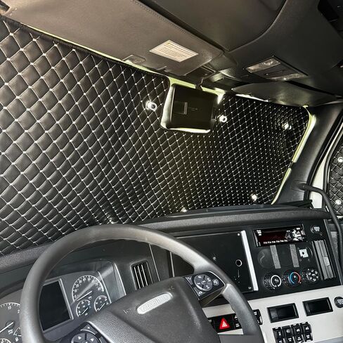 3-Layer Insulated Blackout Window Sun Shade FITS Freightliner Cascadia 116,126 Models (with Detroit Assurance 5.0 Large Sensor) in Saudi Arabia
