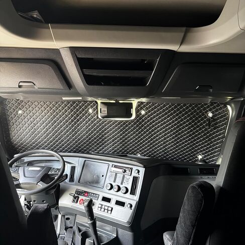 3-Layer Insulated Blackout Window Sun Shade FITS Freightliner Cascadia 116,126 Models (with Detroit Assurance 5.0 Large Sensor) in Saudi Arabia