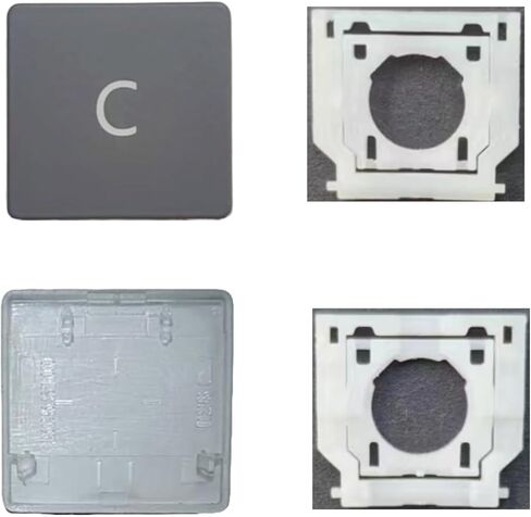 Replacement Letter C Keycap Keys and Hinges Compatible for Surface Laptop 3/4/5 13.5/15inch 1867 1868 1872 1873 1950 1951 1952 1953 Keyboard C Key Cap (Black) in Saudi Arabia