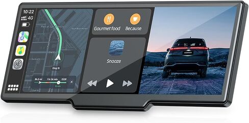 شاشة CarPlay اللاسلكية بحجم 9 بوصات مع شاشة تعمل باللمس الكاملة ، Apple Carplay & Android Auto ، GPS Mavigational ، Bluetooth ، FM ، Aux ، Link ، مساعد الصوت ، التثبيت السهل لمزيد من السيارات in Kuwait