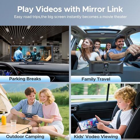 شاشة CarPlay اللاسلكية بحجم 9 بوصات مع شاشة تعمل باللمس الكاملة ، Apple Carplay & Android Auto ، GPS Mavigational ، Bluetooth ، FM ، Aux ، Link ، مساعد الصوت ، التثبيت السهل لمزيد من السيارات in Kuwait