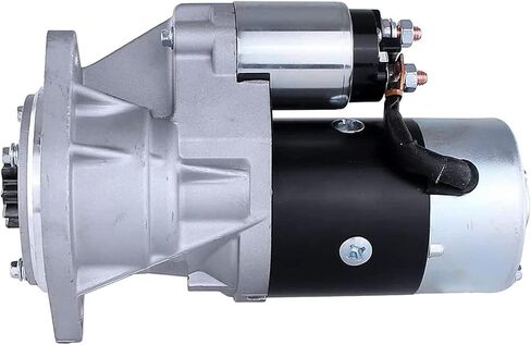 Solarhome 12 Volt 3.0KW 9 Tooth Starter YM123900-77010 Compatible with Yanmar 4TNE106T 4TNE98 4TNV94L 4TNV98 4TNV98T Series Engines & Komatsu CK20-1 CK25-1 CK30-1 Skid Steer Loader in Saudi Arabia