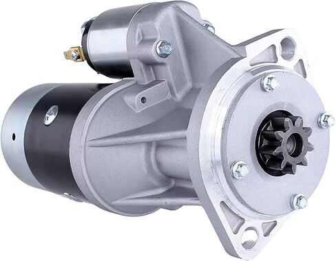 Solarhome 12 Volt 3.0KW 9 Tooth Starter YM123900-77010 Compatible with Yanmar 4TNE106T 4TNE98 4TNV94L 4TNV98 4TNV98T Series Engines & Komatsu CK20-1 CK25-1 CK30-1 Skid Steer Loader in Saudi Arabia