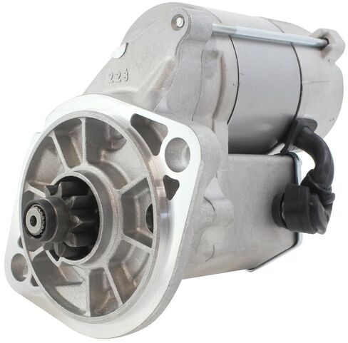 New Professional Grade USA Made! Starter Compatible with Agco Tractor ST35 ST35H ST40 ST40H w/Iseki 3-91 2001 2002 2003 2004 Replaces 228000-2280, 228000-2281, 6281-100-007-0A, 6281-100-007-2 in Saudi Arabia
