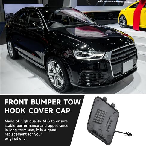 قبعة غطاء خطاف السحب الأمامية لـ Audi Q3 2015-2018 لـ Audi Q3 Quattro 2015-2018 | متينة وقوية | 8U0807241AGRU | قبعة غطاء ثقب العيون خطاف السحب in Saudi Arabia